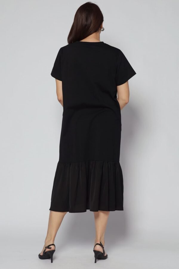 Backorders Louisa Crochet Pocket Dress in Black - Image 7