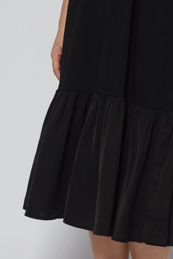 Backorders Louisa Crochet Pocket Dress in Black - Image 9
