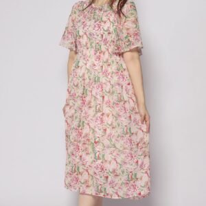 Astha Dress in Pink Dreams