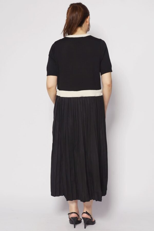 Audrey Knit Dress in Black - Image 8