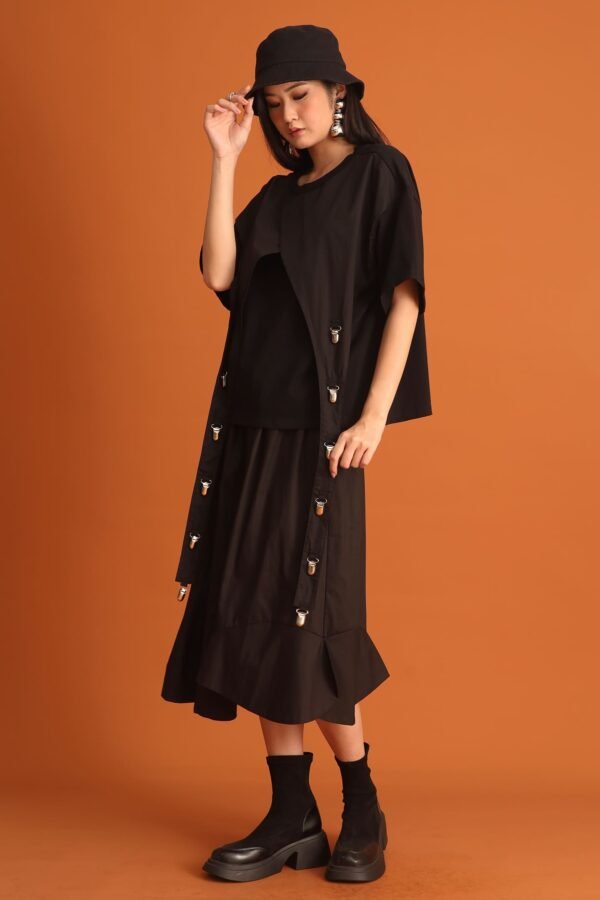 CHOSEN - Haerin Clip Top in Black - Image 6