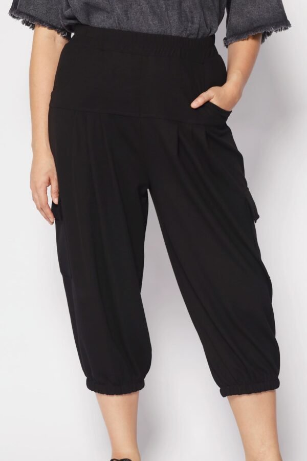 Damian Cargo Pants in Black - Image 2