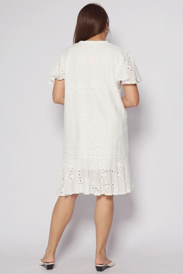 Ellie Eyelet Crochet Dress - Image 10