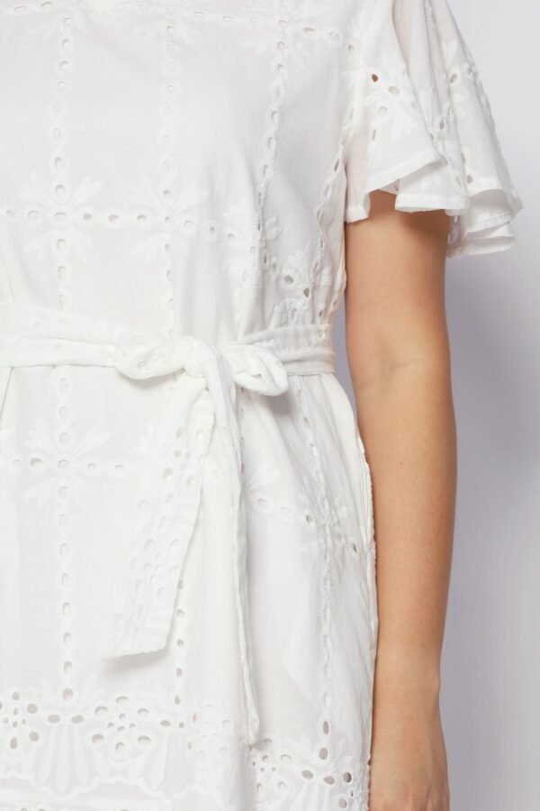 Ellie Eyelet Crochet Dress - Image 5