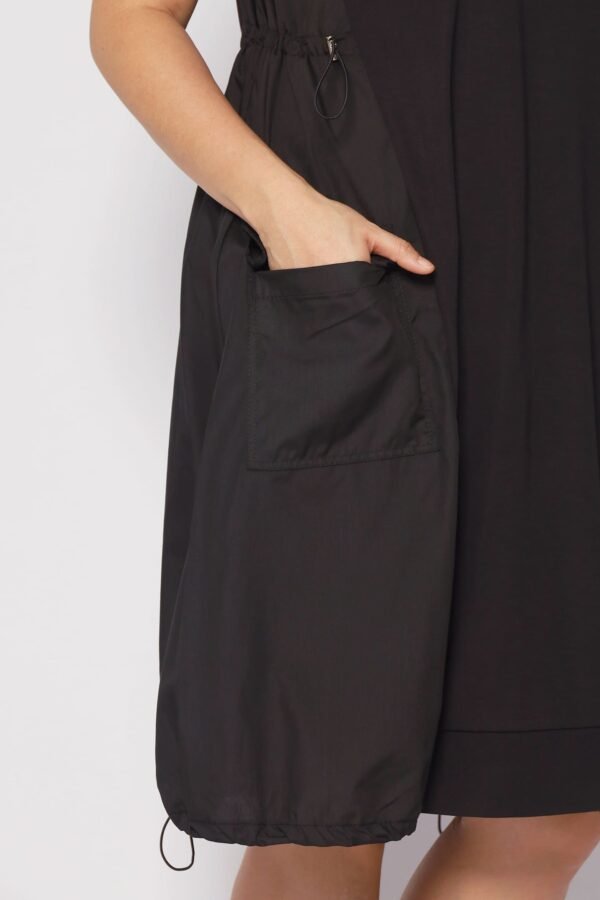 Ember Pocket Dress in Black - Image 10