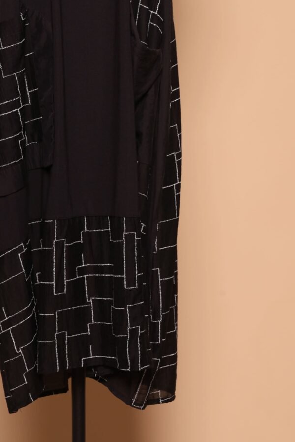 PO - Everly Squares Dress in Black - Image 2