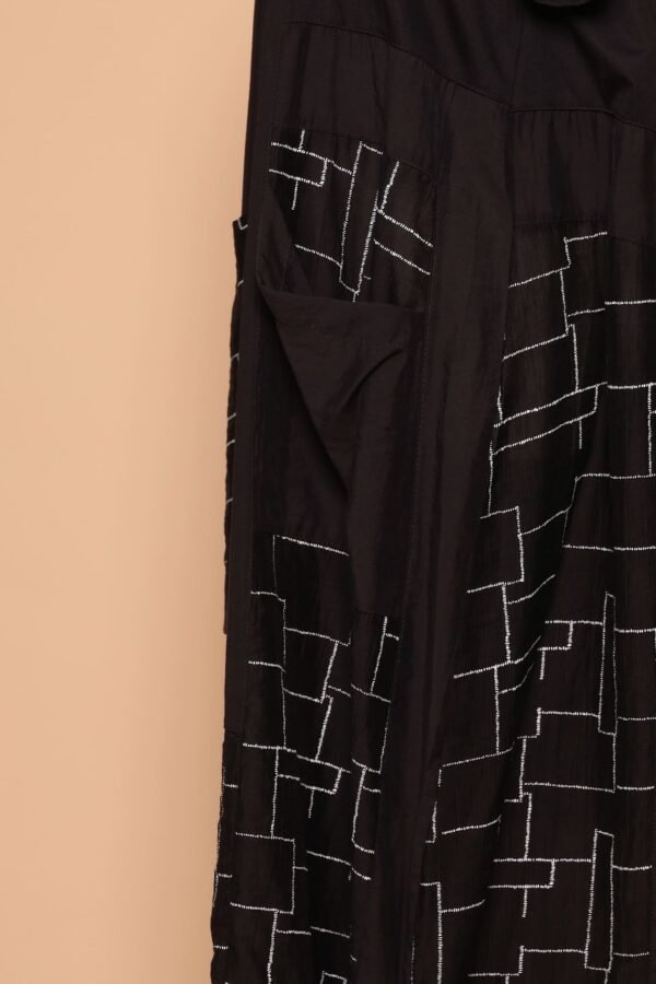 PO - Everly Squares Dress in Black - Image 6