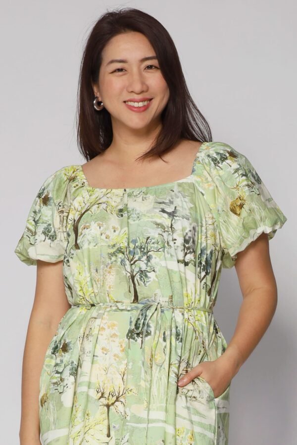 PO - Frankie Dress in Green Scenery - Image 9
