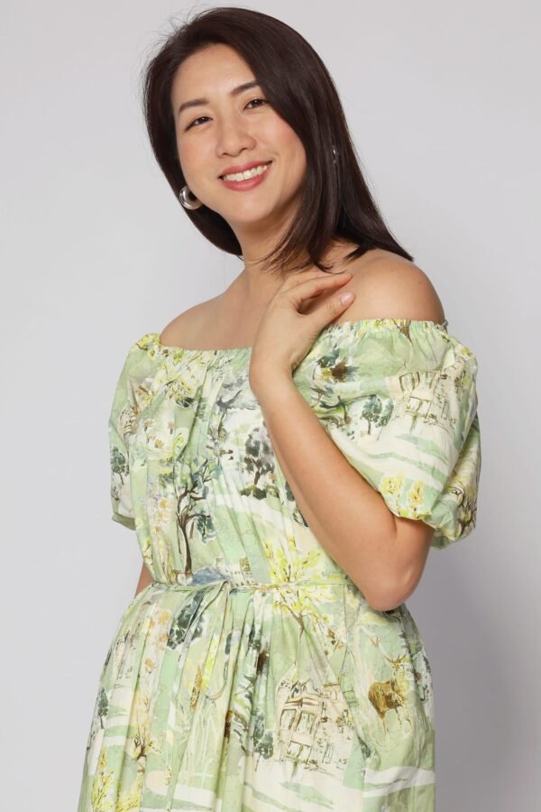 PO - Frankie Dress in Green Scenery - Image 3