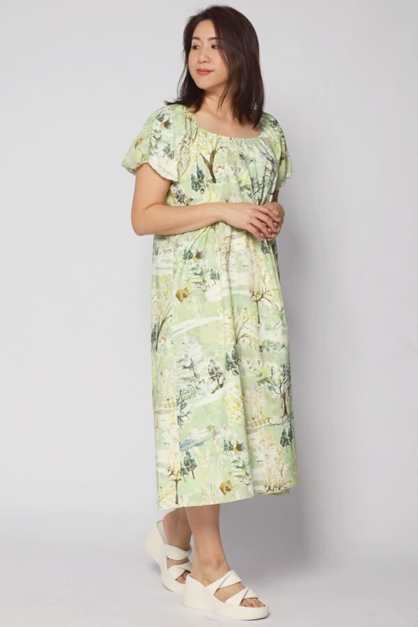 PO - Frankie Dress in Green Scenery - Image 5