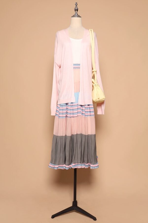 PO - Gabbie Colourblock Skirt in Blue - Image 8