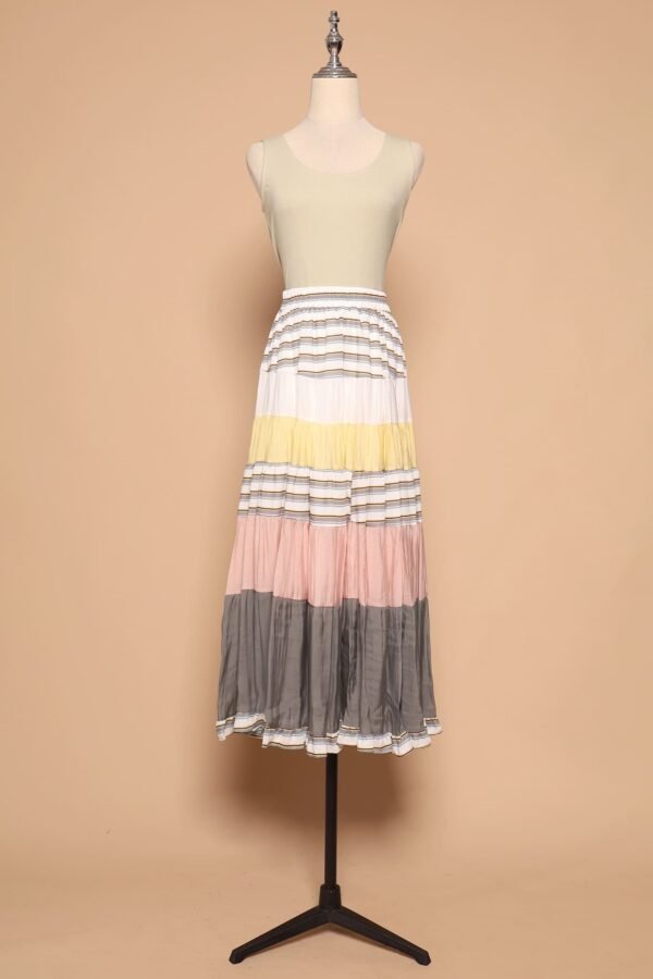 PO - Gabbie Colourblock Skirt in Yellow - Image 5