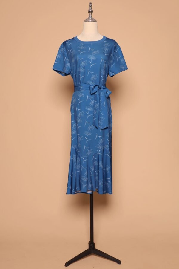 PO - Gisele Dress in Blue Botanic - Image 4