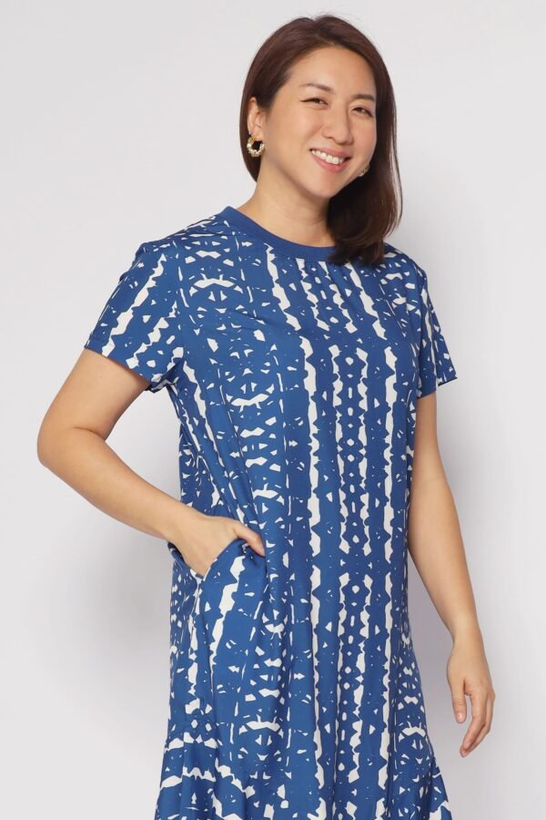 Gisele Dress in Blue Madrid - Image 11