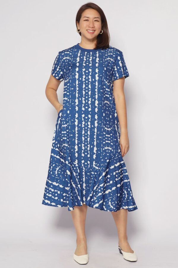 Gisele Dress in Blue Madrid - Image 7