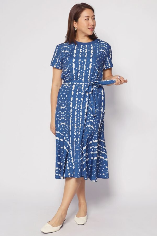 Gisele Dress in Blue Madrid - Image 6
