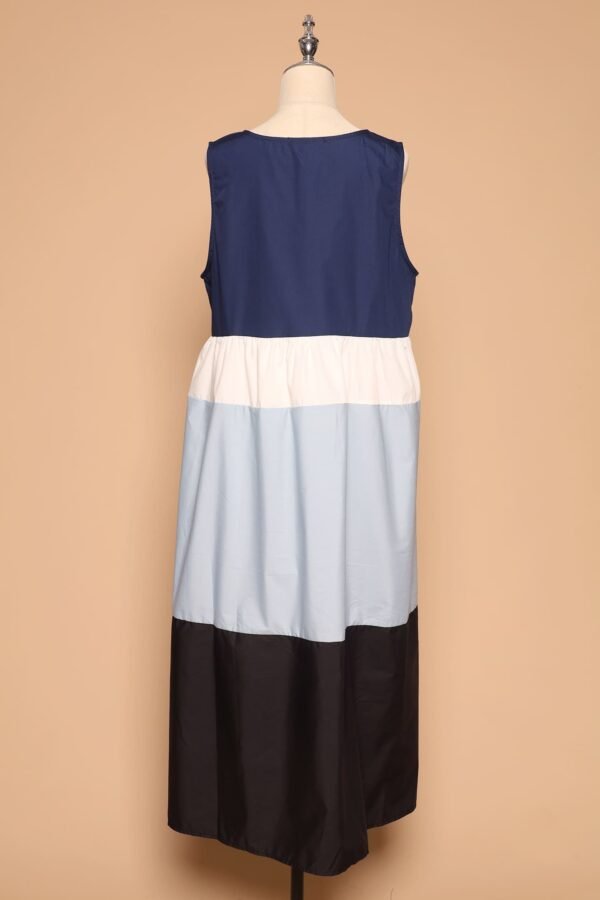 PO - Gracie Colourblock Dress in Blue - Image 4