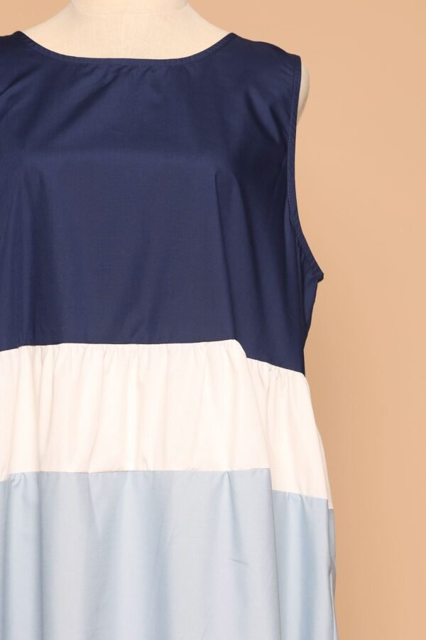 PO - Gracie Colourblock Dress in Blue - Image 2