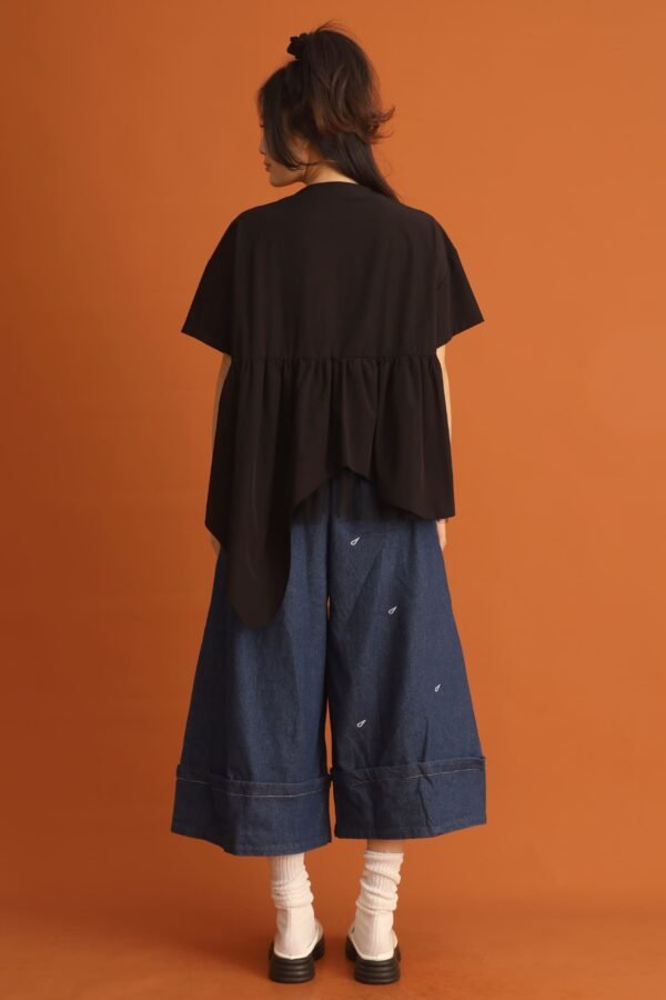 CHOSEN - Haelin Asymmetrical Top in Black - Image 7