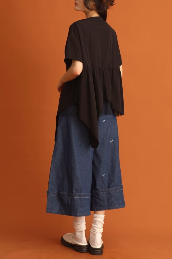 CHOSEN - Haelin Asymmetrical Top in Black - Image 8