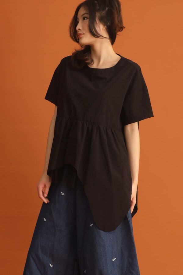 CHOSEN - Haelin Asymmetrical Top in Black - Image 9