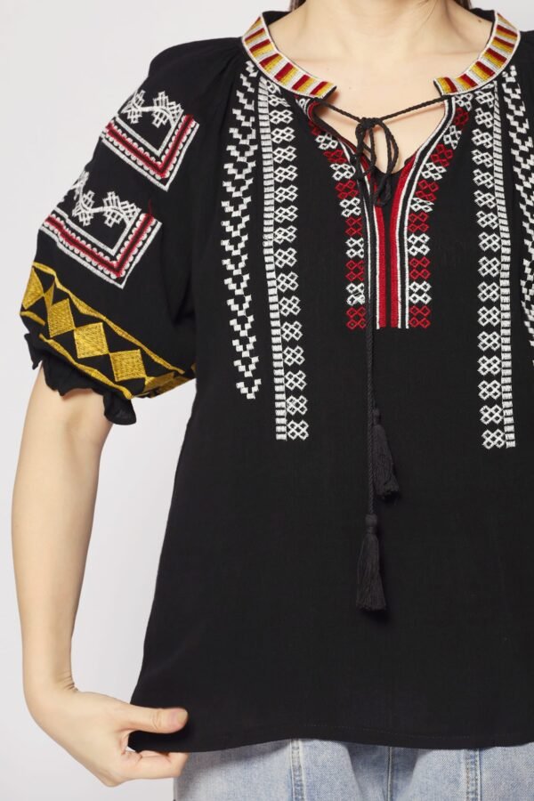 Hallie Boho Embroidered Top - Image 7