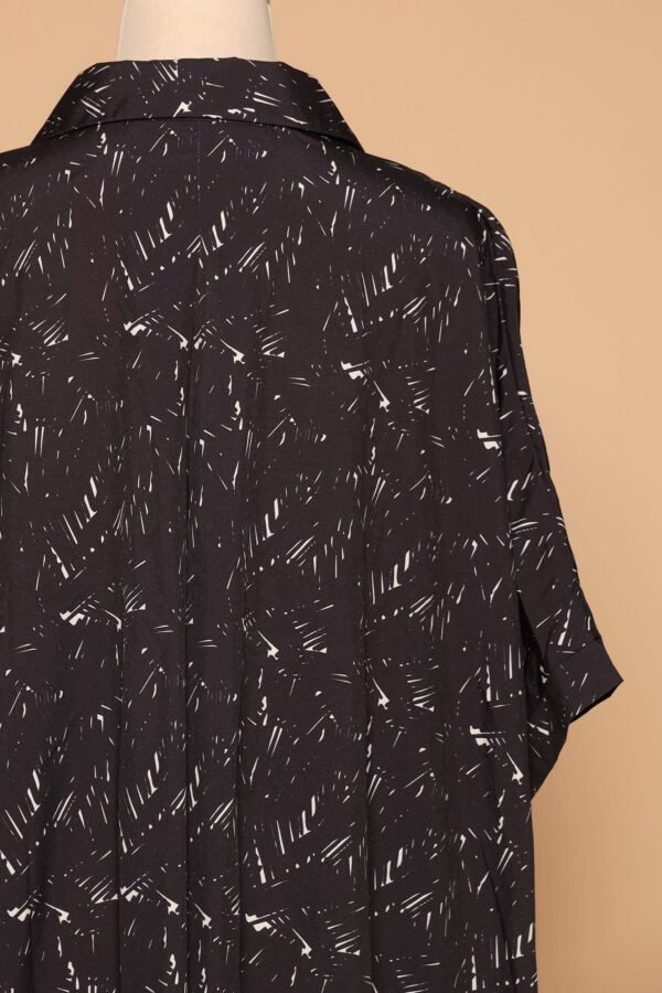 PO - Hanhan Shirt Dress in Black Chalk - Image 6