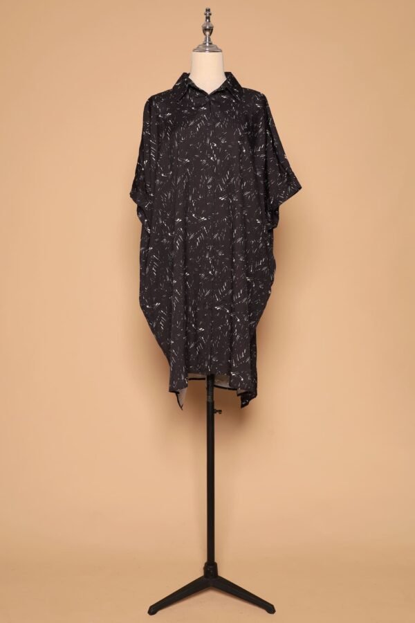 PO - Hanhan Shirt Dress in Black Chalk - Image 5