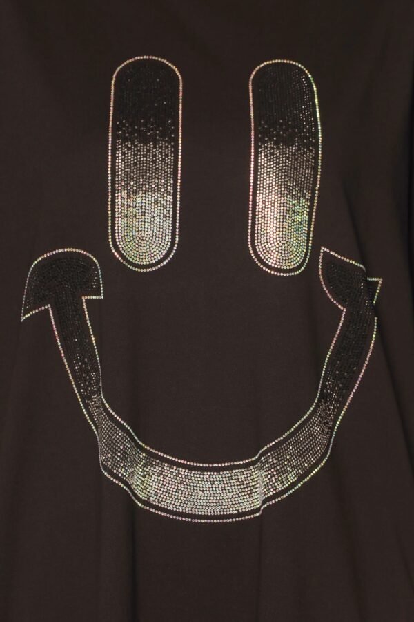 Happy Embellished Dress in Black - Image 8
