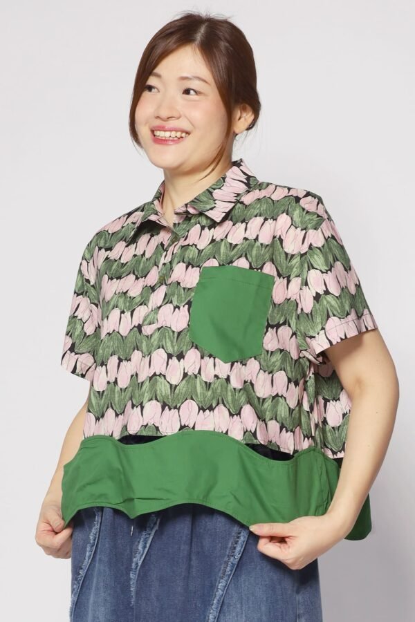 Backorders Harnie Top in Tulip Print - Image 2