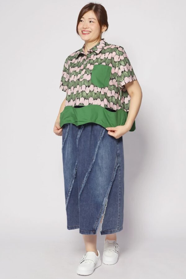 Backorders Harnie Top in Tulip Print - Image 5