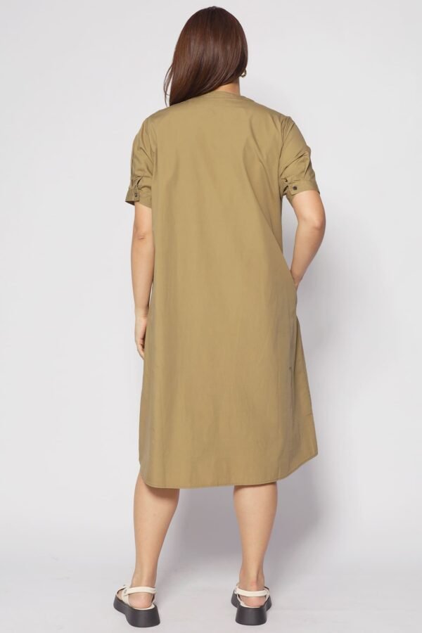 Hunter Dress in Khaki - Image 6