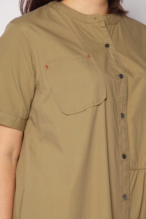 Hunter Dress in Khaki - Image 8