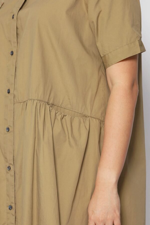 Hunter Dress in Khaki - Image 7