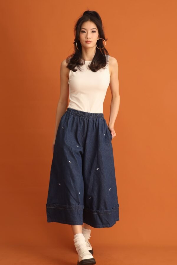 CHOSEN - Jiji Denim Culottes - Image 4