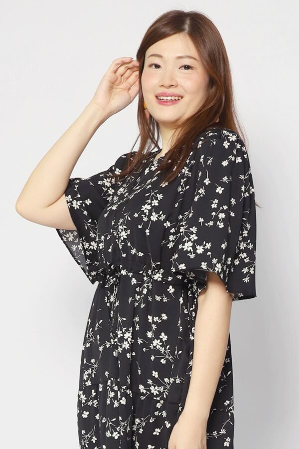 Joalin Dress in Blue Buds - Image 6
