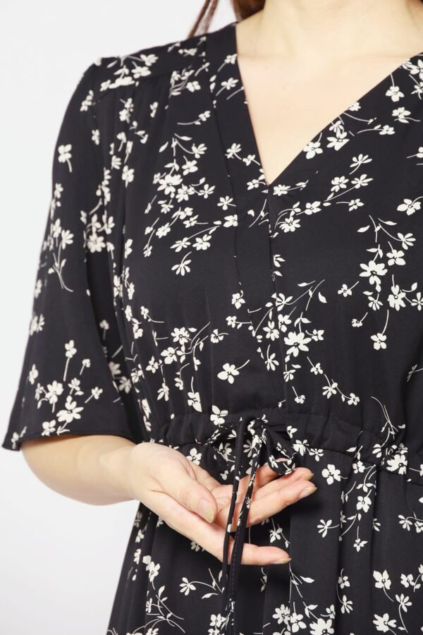 Joalin Dress in Blue Buds - Image 7