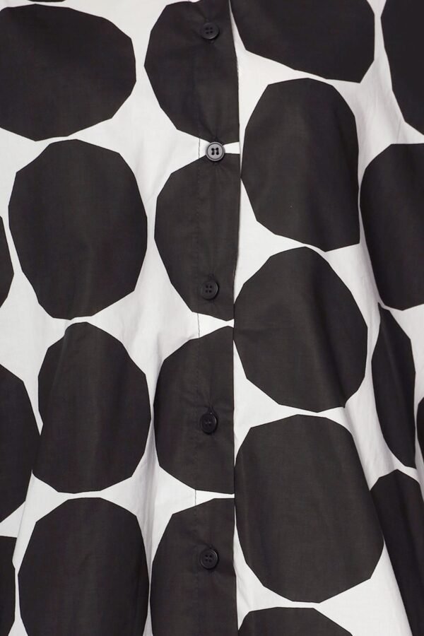 Kasey Top in B/W Circles - Image 8