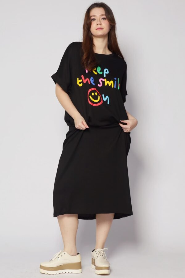 PO - Keep the Smile On Tee Dress - Image 4