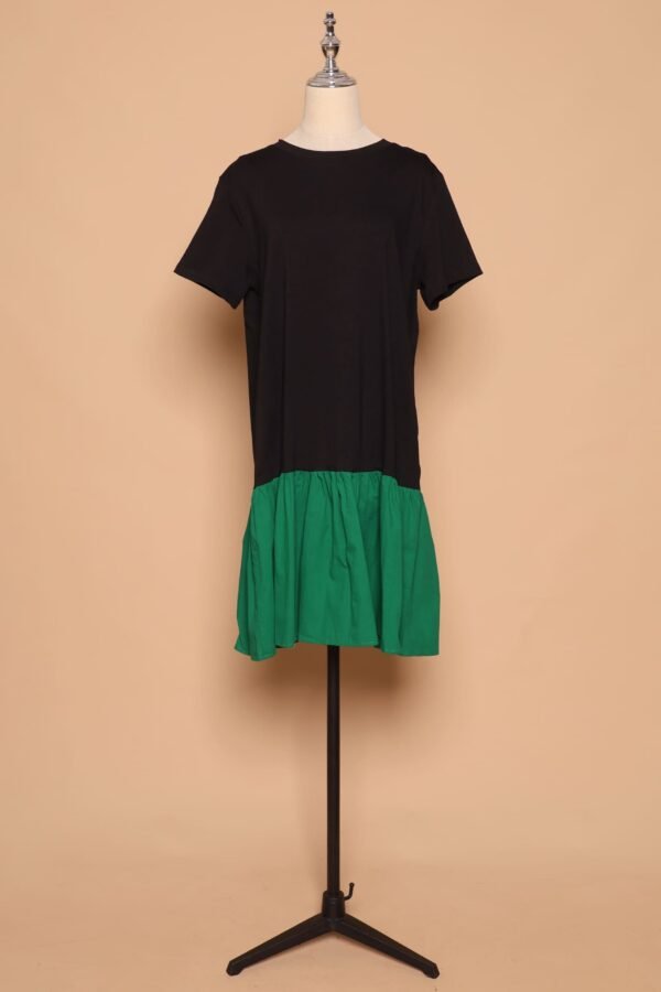 PO - Kyong Colourblock Dress in Green - Image 5