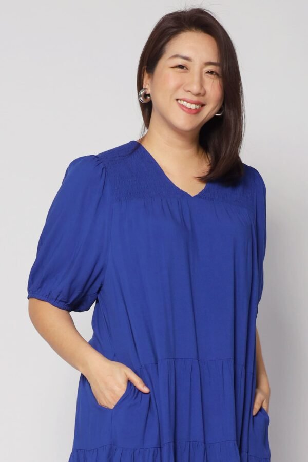 Melbourne Dress in Cobalt Blue - Image 2