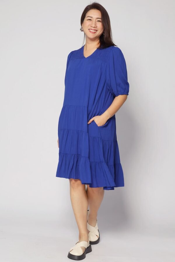 Melbourne Dress in Cobalt Blue - Image 7