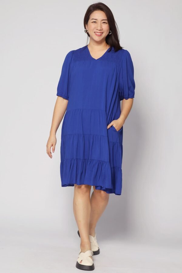 Melbourne Dress in Cobalt Blue - Image 8