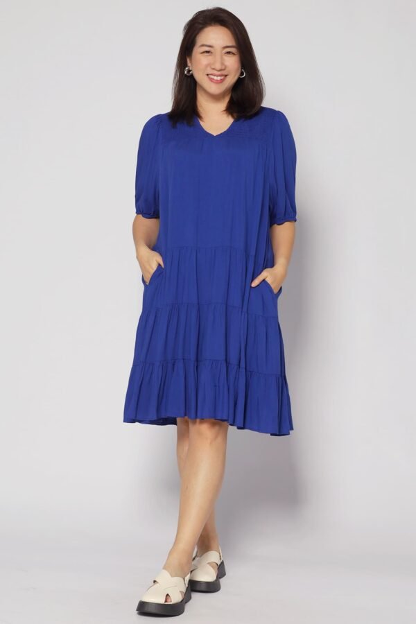 Melbourne Dress in Cobalt Blue - Image 6