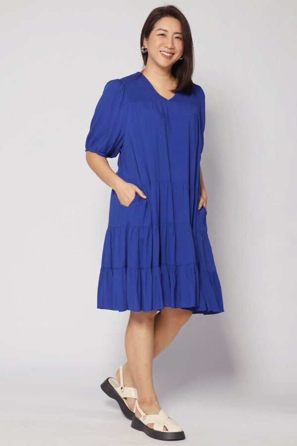 Melbourne Dress in Cobalt Blue - Image 10