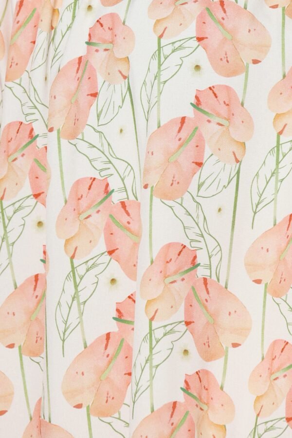 Melbourne Dress in Peach Spring - Image 13
