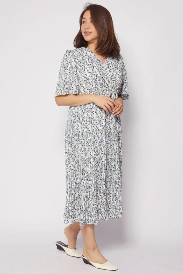 Neese Dress in Blue Field - Image 5