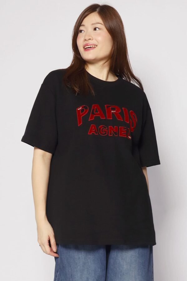 La Paris Tee in Black - Image 3