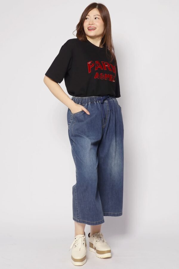 La Paris Tee in Black - Image 4