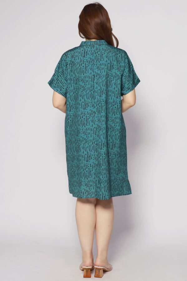 Penn Dress in Green Bonanza - Image 8
